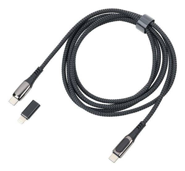 TROIKA Oplaadkabel SPEEDY XL Zwart CBL20/BK-0