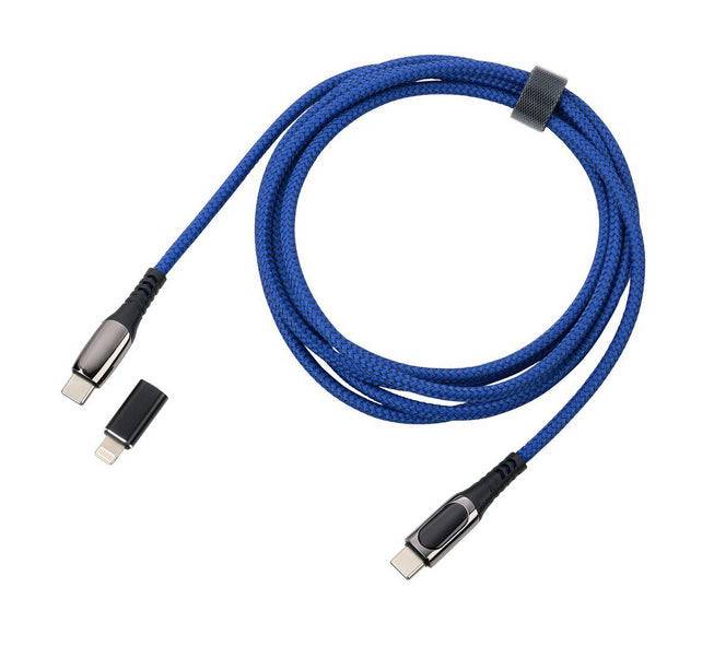 TROIKA Oplaadkabel SPEEDY XL Blauw CBL20/DB-0