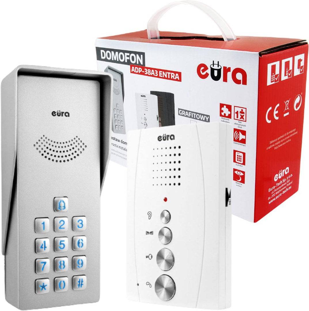 EURA ADP-38A3 Intercom Wit 2 Ingangen-0