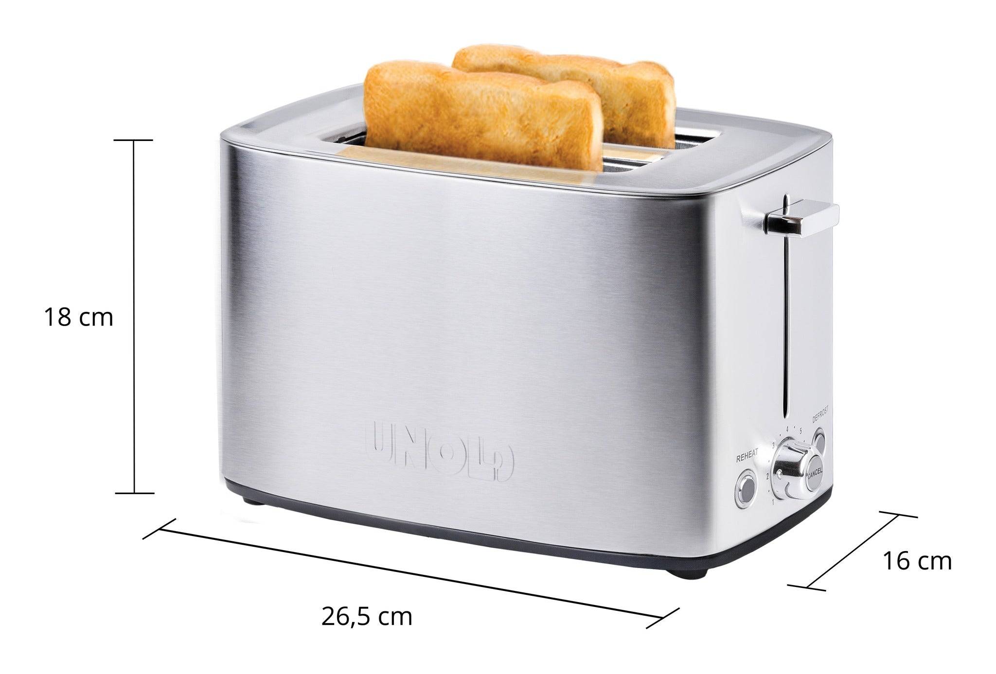 Unold 38216 Broodrooster Thommy ed 1400 W, 2 Plakken (38216)-0