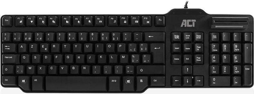 ACT AC5475 USB Toetsenbord AZERTY Belgisch Zwart - AC5475-0