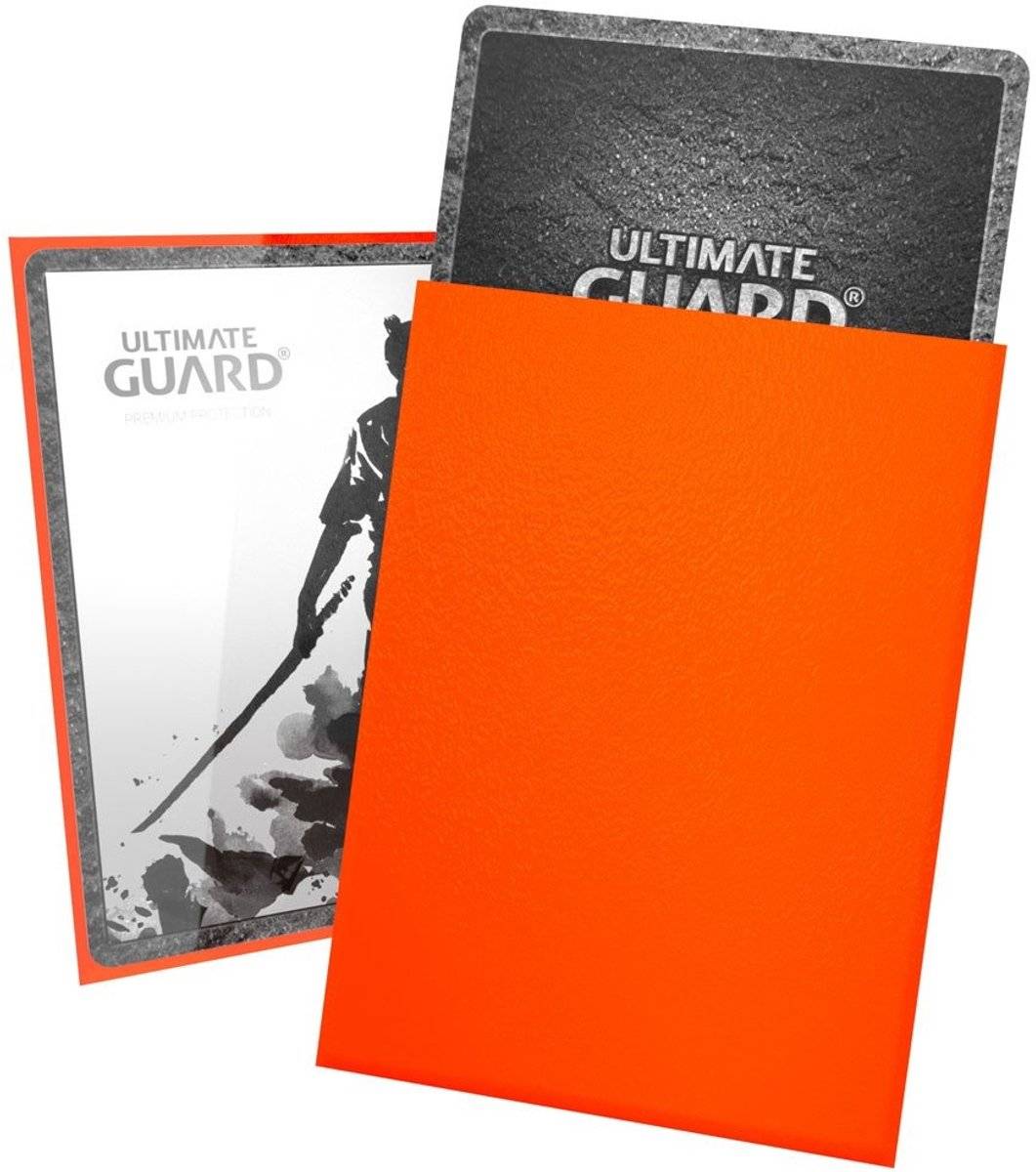 Ultimate guard katana sleeves standard size (100) - orange 40561330116794056133011679-0