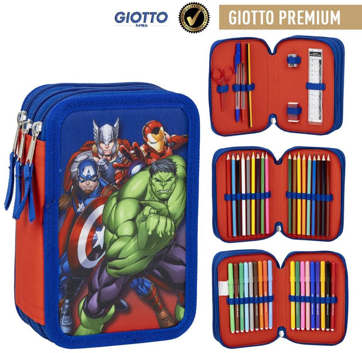 Avengers team 3-laags getinte etui 84454844021178445484402117-0