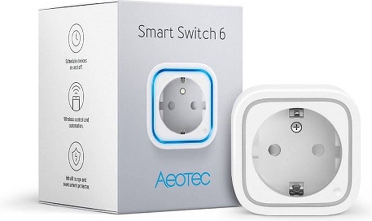 Aeotec smart switch 6 - slimme stekker voor toon 12200000130491220000013049-0