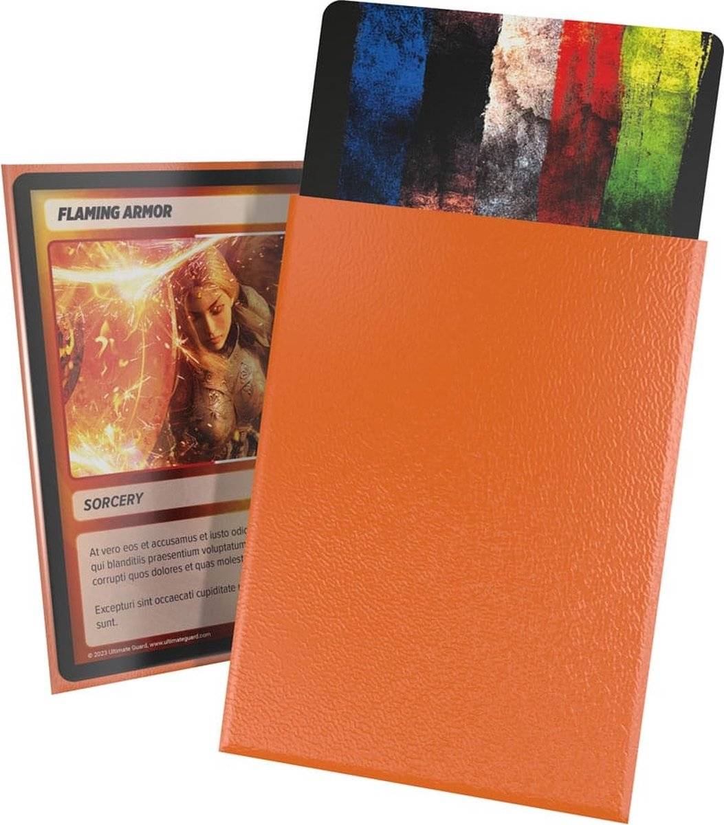 Ultimate guard cortex sleeves matte standard size (100) - orange 40561330265054056133026505-0