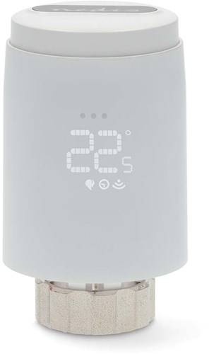 Nedis smartlife radiatorbediening | zigbee 3.0 | batterij gevoed | led | android™ ios - zbhtr20wt-0