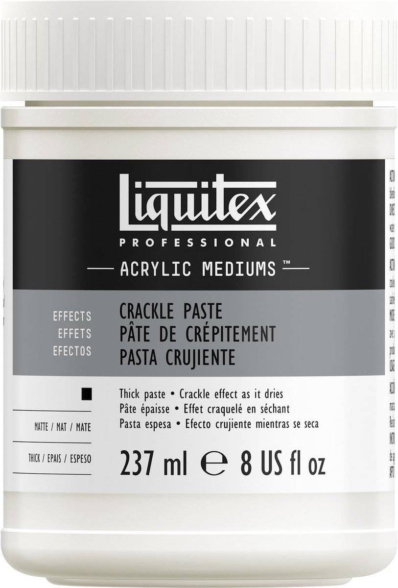 Liquitex professional crackle paste 237 ml pot – krakleer medium voor acryl, antiek barsteffect-0