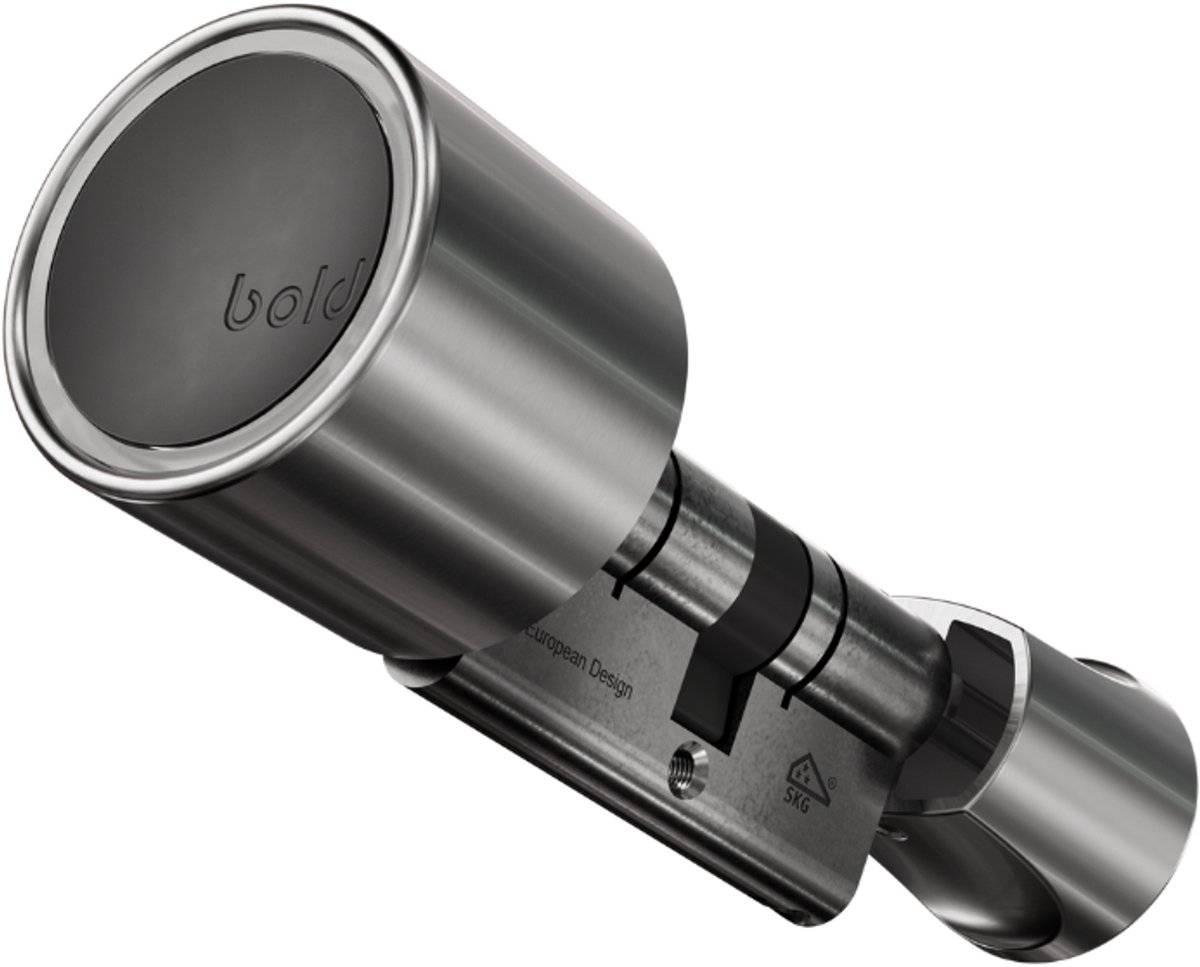 Bold security technology bv bold cilinder - bold elite - sx-45 - slim deurslot - rvs - zilver-0