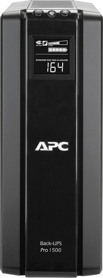 APC by Schneider Electric Back-UPS BR1500G-FR Line-interactive UPS - 1,50 kVA/865 W - Toren - 8 Uur Recharge - 220 V AC-0