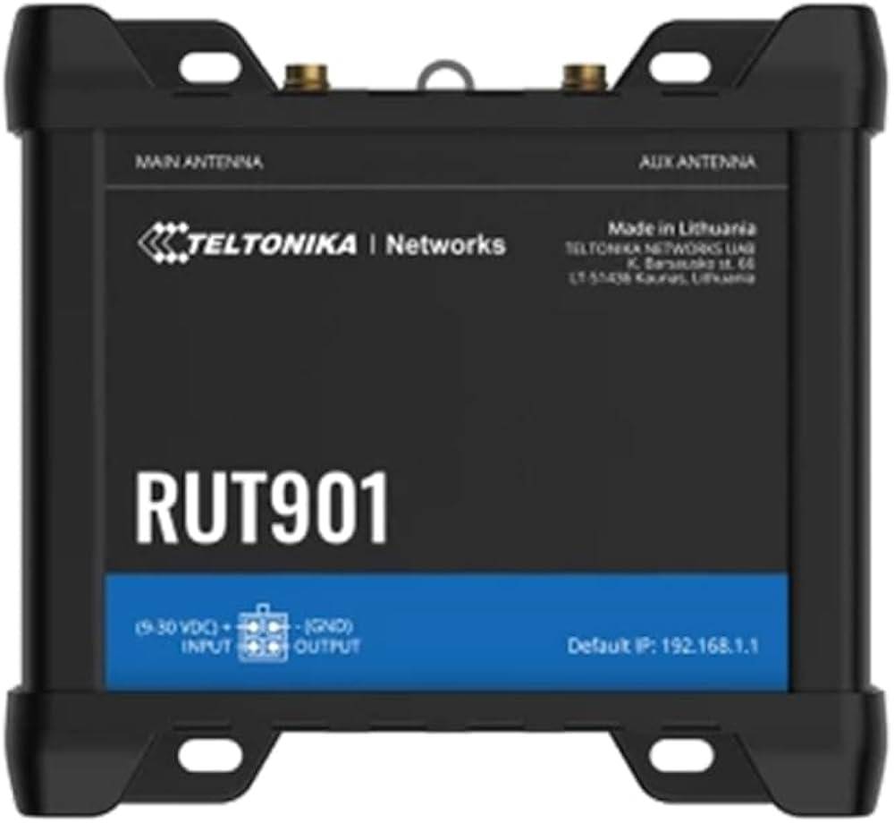 Teltonika Networks RUT901 4 G/LTE Dual SIM Industrieel Router - WiFi-0