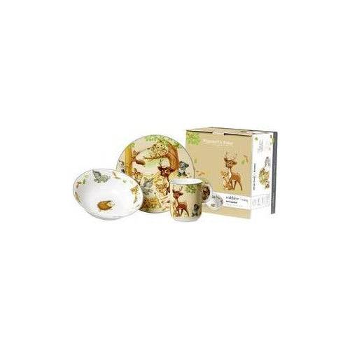 Ritzenhoff & Breker Kinderservies Set Bosdieren, 3-Delig (422412) 3-piece-0