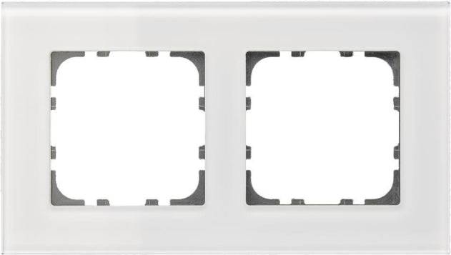 MDT BE-GTR2W.01 Glazen Frame - Dubbelglas - Wit - voor 55 mm Programma's-0