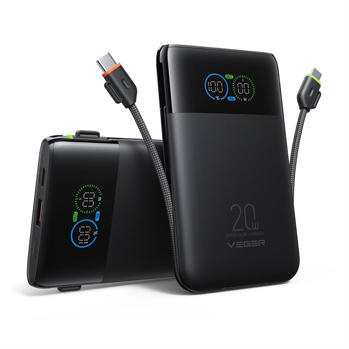 Veger Powerbank W1211A 10000mah Black-3