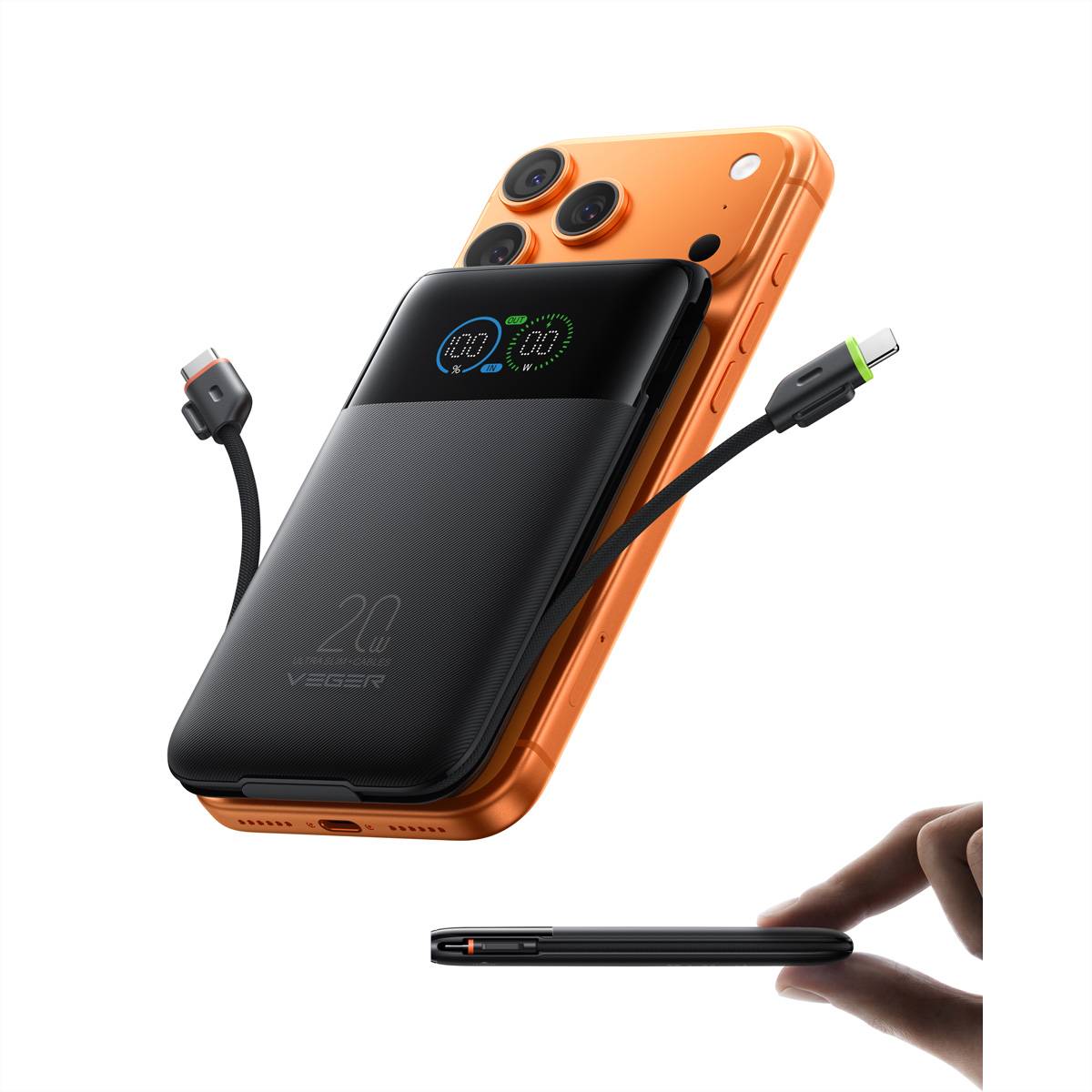 Veger Powerbank W1211A 10000mah Black-4