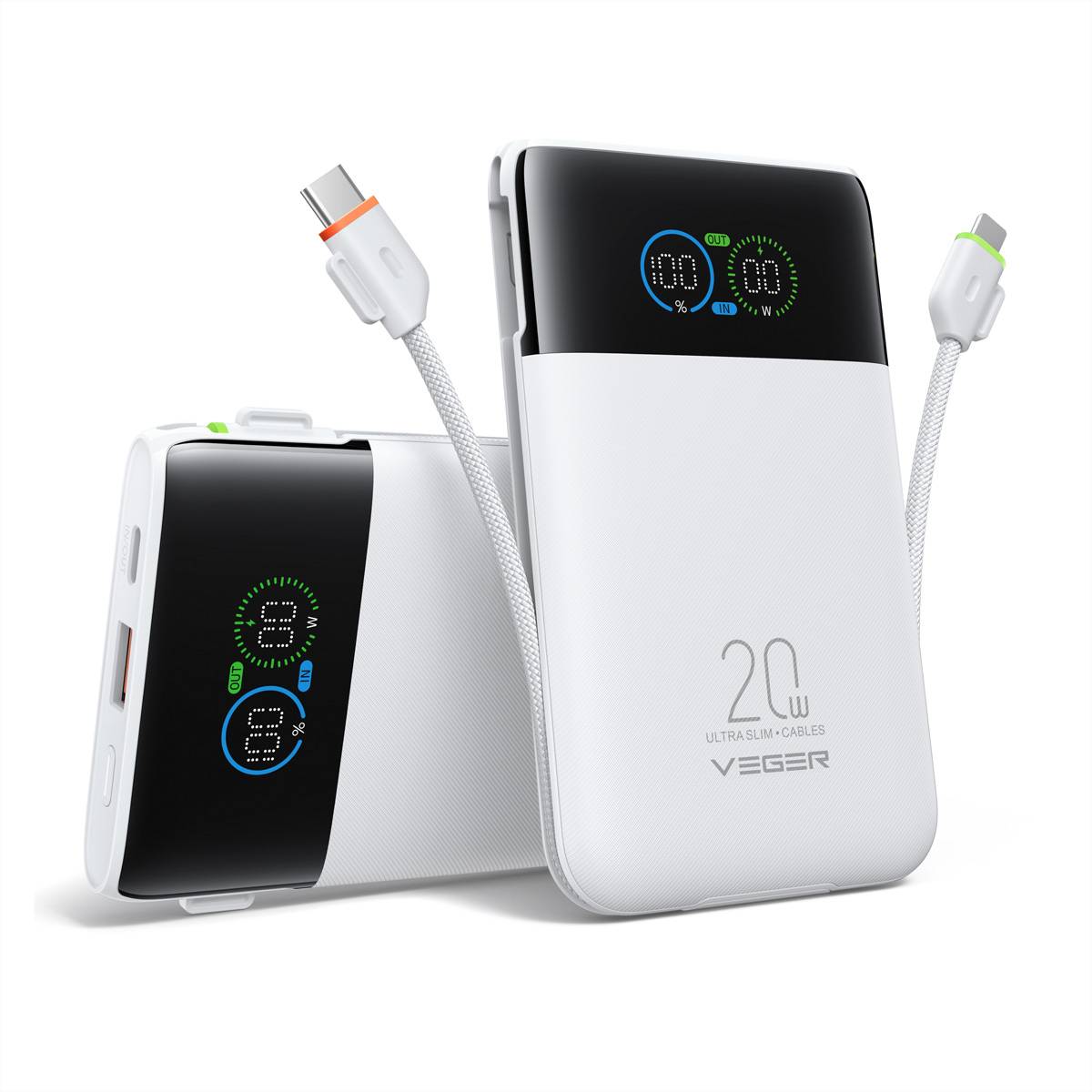 Veger Powerbank W1211A 10000mah White-4
