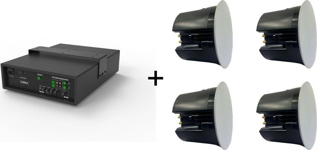 Vivolink Audiopack Subwoofer + 4 x Pro (AUDIOPACK-IC4)-0