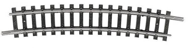 N Minitrix rails T14917 Gebogen rails  15 ° 329 mm 10 stuk(s)