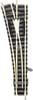 9178 N Fleischmann Piccolo (met ballastbed) Wissel, Links 111 mm 15 ° 430 mm 1 stuk(s)