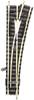 9179 N Fleischmann Piccolo (met ballastbed) Wissel, Rechts 111 mm 15 ° 430 mm 1 stuk(s)