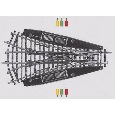 H0 Märklin K-rails (zonder ballastbed) 2270 Driewegwissel, Symmetrisch 168.9 mm 1 stuk(s) kopen ? Electronic