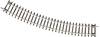 H0 Roco RocoLine (zonder ballastbed) 42423 Gebogen rails 12 stuk(s)