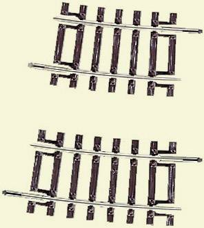 H0 Roco RocoLine (zonder ballastbed) 42408 Gebogen rails 12 stuk(s)