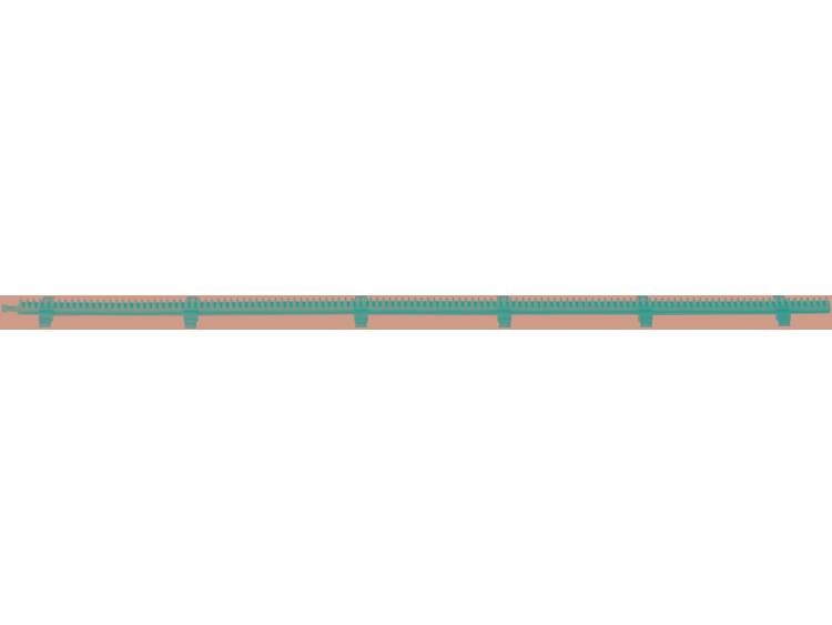 Fleischmann Profi-rails 6412 H0 Flexibele tandradrail (1 stuks)