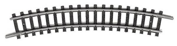 N Minitrix rails T14924 Gebogen rails  24 ° 228.2 mm 10 stuk(s)