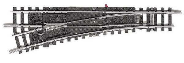 N Minitrix rails T14938 Wissel, Links 112.6 mm 15 ° 362.6 mm 1 stuk(s)