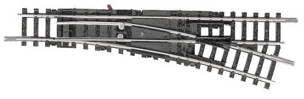 N Minitrix rails T14955 Wissel, Rechts 112.6 mm 15 ° 362.6 mm 1 stuk(s)