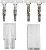 Modelcraft 223979 Accupack stekker, Accupack bus Tamiya 1 paar