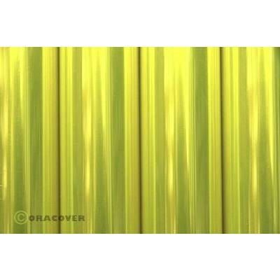 Oracover 21-035-002 Strijkfolie  (l x b) 2 m x 60 cm Geel (transparant-fluorescerend)