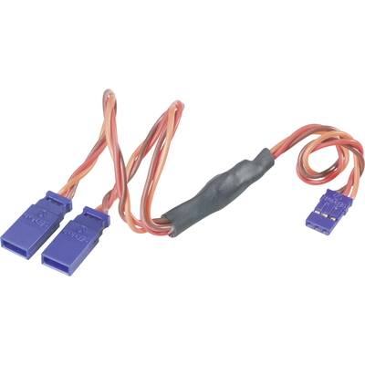 Modelcraft Servo Y-kabel [2x JR-stekker - 1x JR-bus] 30.00 cm 0.35 mm²  