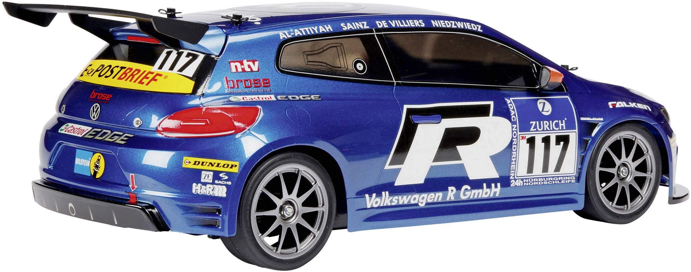 Tamiya 1:10 RC auto Elektro Straatmodel Scirocco GT24 R-Line Brushed 4WD Bouwpakket TT-01E-2