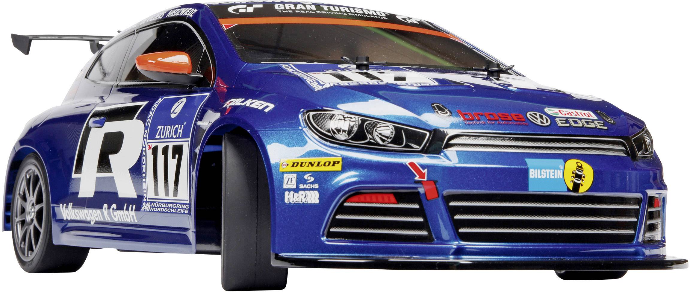 Tamiya 1:10 RC auto Elektro Straatmodel Scirocco GT24 R-Line Brushed 4WD Bouwpakket TT-01E-3
