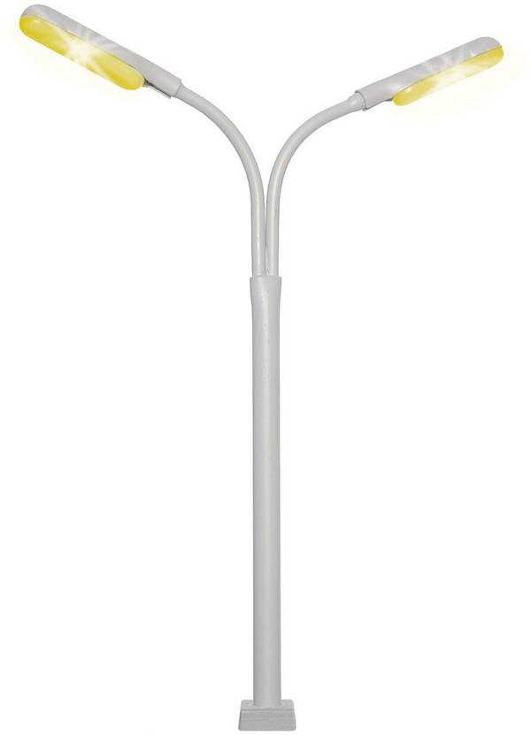 Viessmann Modelltechnik H0 Straatlantaarn Dubbel Kant-en-klaar model 60951 1 stuk(s)