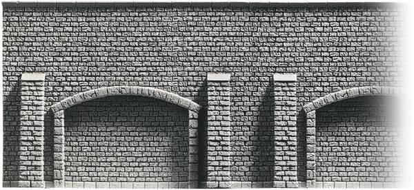 NOCH 58048 H0 Muur met metselwerk Arcade