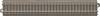 H0 Trix C-rails 62236 Rechte rails 236.1 mm 10 stuk(s)
