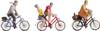 NOCH 36898 N Fietsers figuren Geverfd, Staand
