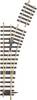 35223 G Piko rails Wissel, Rechts 480 mm 22.5 ° 1243 mm 1 stuk(s)