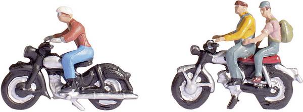 NOCH 36904 N Motorrijders figuren Geverfd, Staand