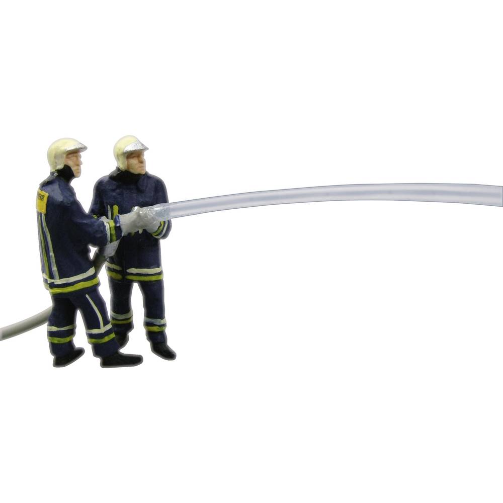 Viessmann Modelltechnik H0 figuren Brandweermannen tijdens het blussen Geverfd, Staand