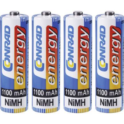 Onverenigbaar Kapel kwartaal Conrad energy HR06 Oplaadbare AA batterij (penlite) NiMH 1100 mAh 1.2 V 4  stuk(s) kopen ? Conrad Electronic