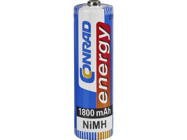 Conrad energy HR06 AA oplaadbare batterij (penlite) NiMH 1.2 V 1800 mAh 1 stuks