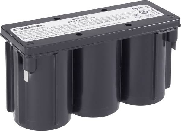 EnerSys Hawker Cyclon X Loodaccu 6 V 5 Ah Loodvlies (AGM) (b x h x d) 139 x 77 x 54 mm Kabelschoen 6.35 mm
