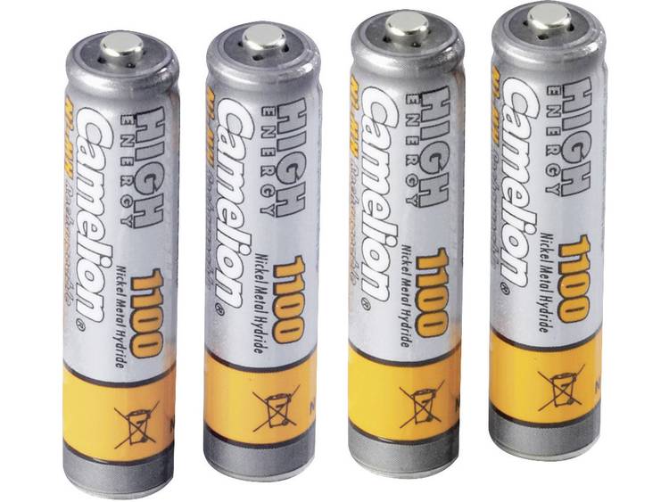 Camelion HR03 AAA oplaadbare batterij (potlood) NiMH 1100 mAh 1.2 V 4 stuks