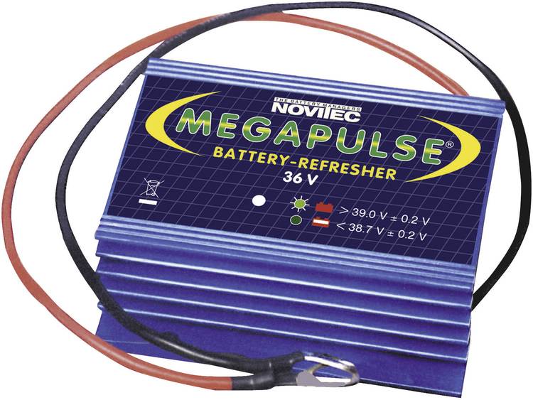 Novitec Megapulse 36V accupulser 655333332 Megapulse 36 V accu-refresher voor Loodgel, Loodzuur, Loo