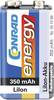 Conrad energy 6LR61 Oplaadbare 9V batterij (blok) Li-ion 350 mAh 7.4 V 1 stuk(s)