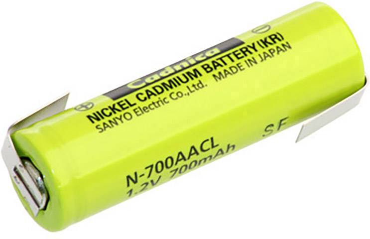 Panasonic AA ZLF Speciale oplaadbare batterij AA (penlite) Z-soldeerlip NiCd 1.2 V 700 mAh 1 stuk(s)