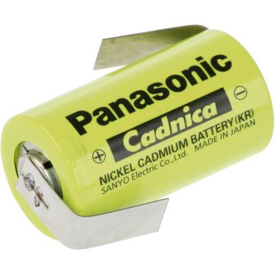 Panasonic Sub-C ZLF Speciale oplaadbare batterij Sub-C Z-soldeerlip NiCd 1.2 V 1700 mAh